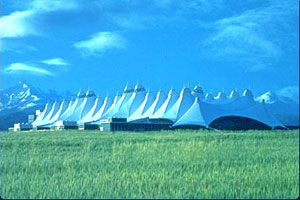Denver International Airport by day