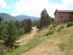 Trail to Twin Sisters from Barclay reunion cabin