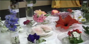 Flower offerings at AUM 2011