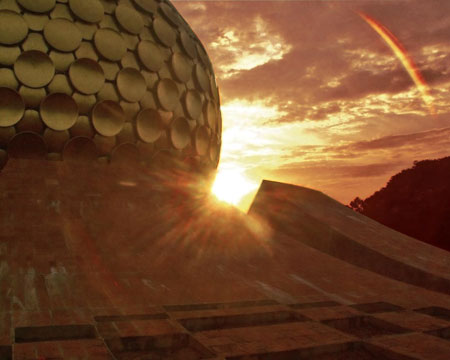 The Matrimandir in Auroville