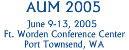 AUM 2005: The Promise of the Future
