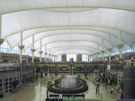 Denver International Airport terminal