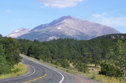 View on the drive to Estes Park