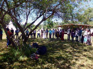 Solstice ceremony at AUM 2013