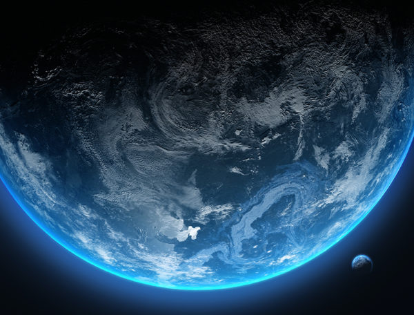 Earth seen from space